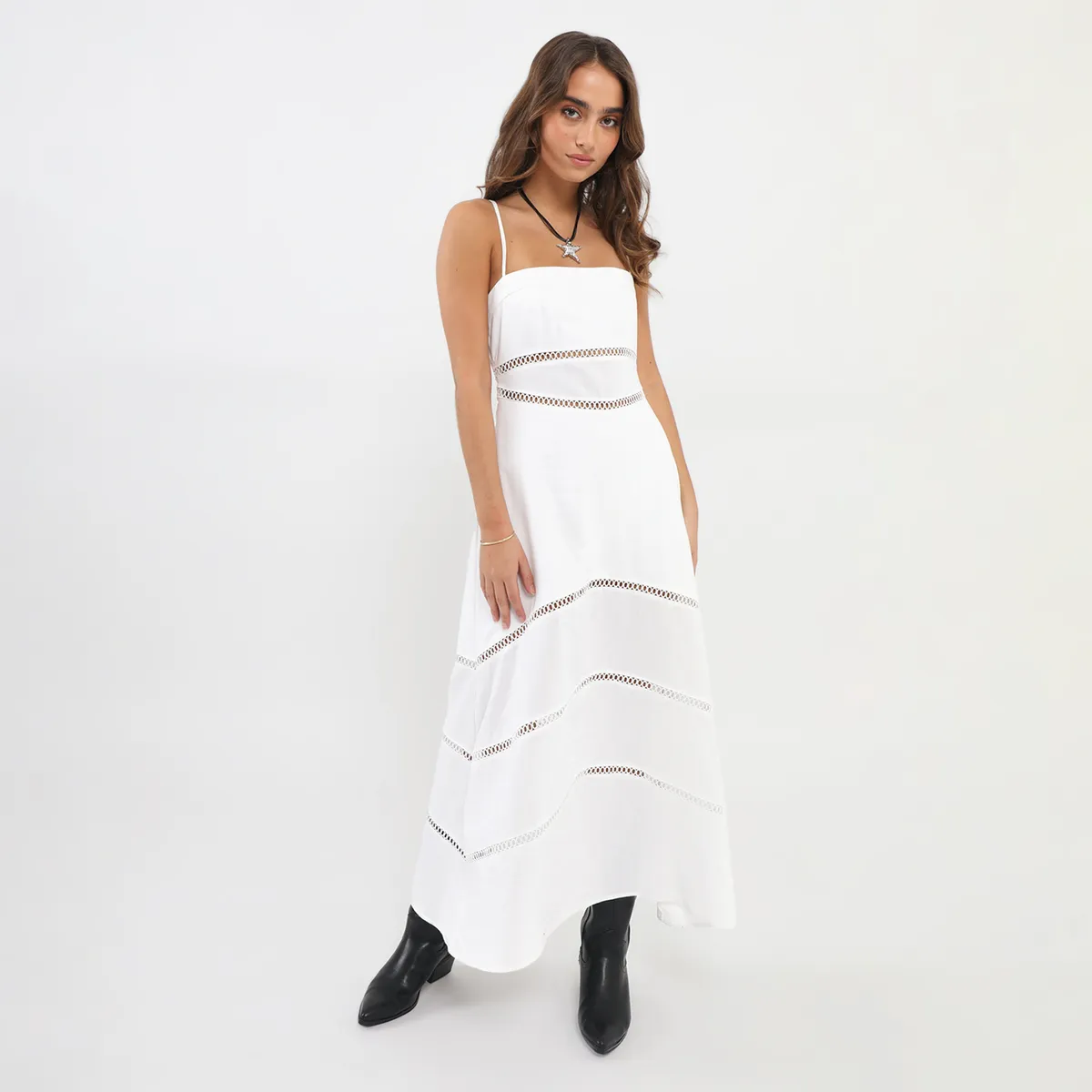 DENIMLAB - Vestido Largo Mujer Denimlab
