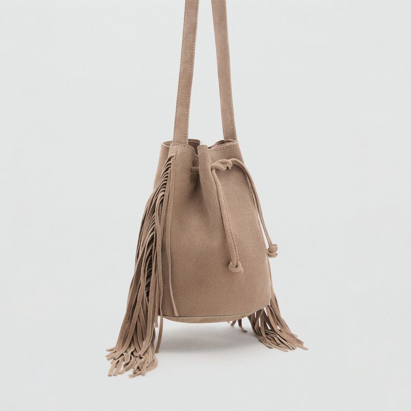 MANGO TEEN - Bolso Con Flecos Mango Teen