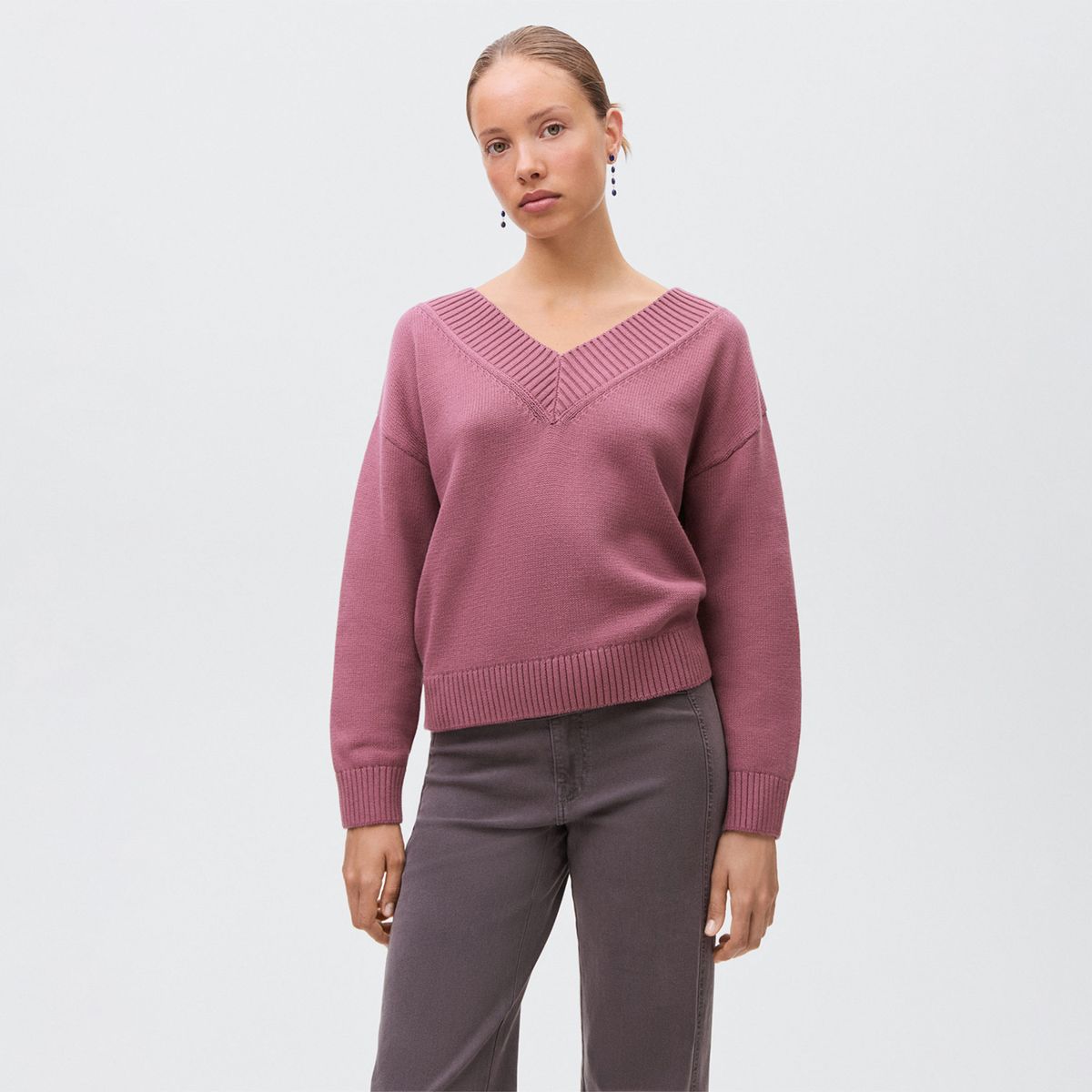 MANGO TEEN - Chompa Manga Larga Mujer Mango Teen