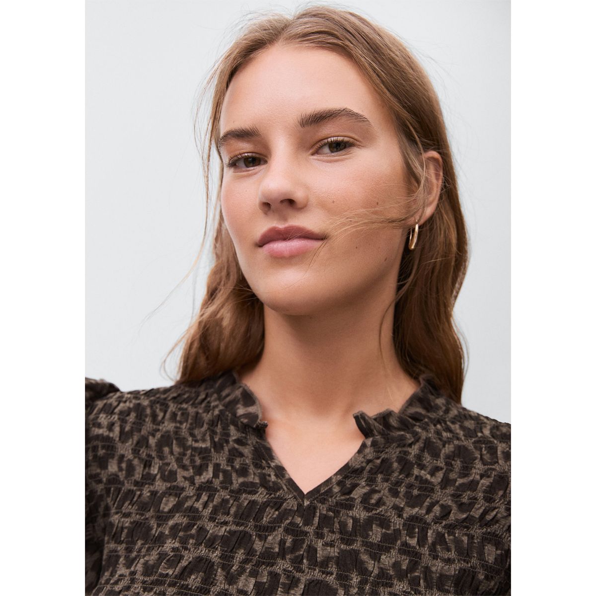 MANGO TEEN - Blusa Manga Larga Mujer Mango Teen