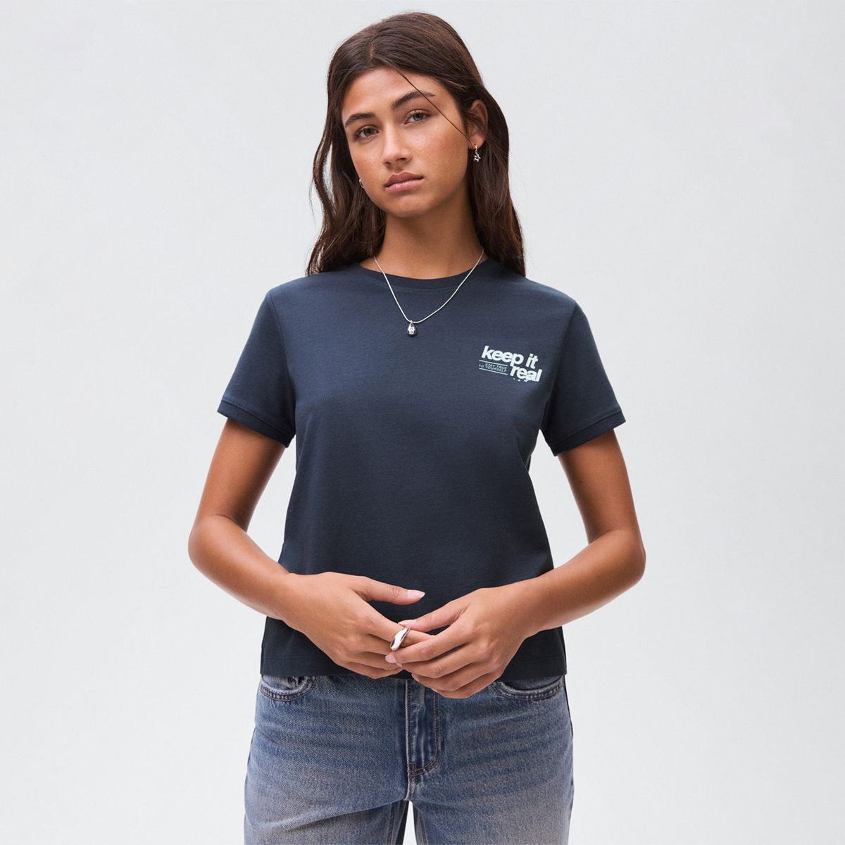 MANGO TEEN - Polo Manga Corta Mujer Mango Teen