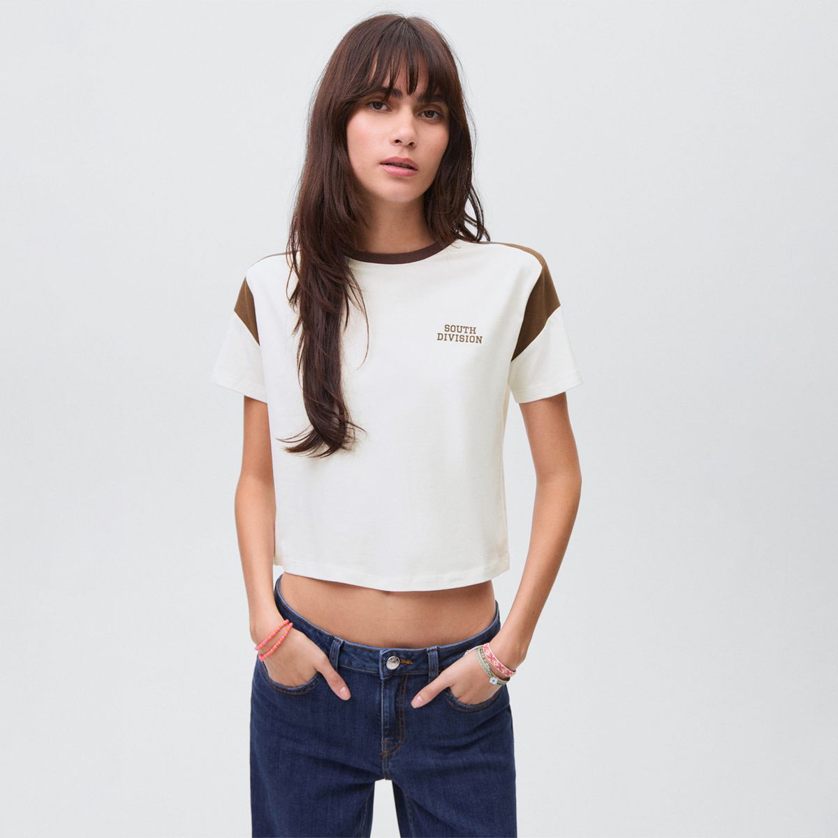 MANGO TEEN - Polo Manga Corta Mujer Mango Teen