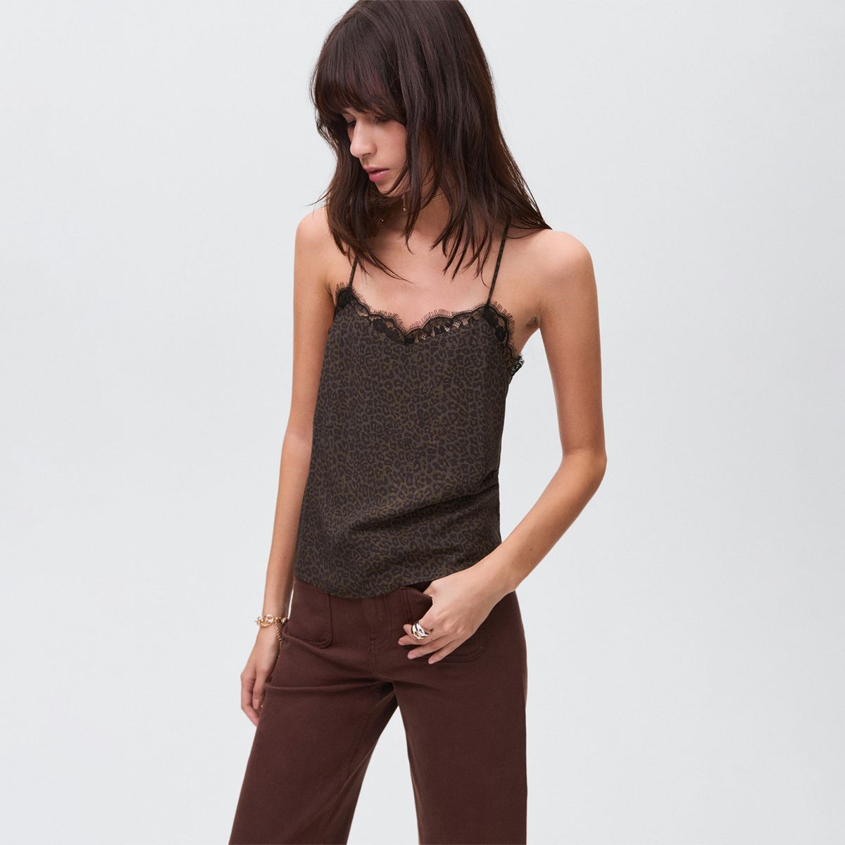 MANGO TEEN - Blusa Sin Mangas Mujer Mango Teen