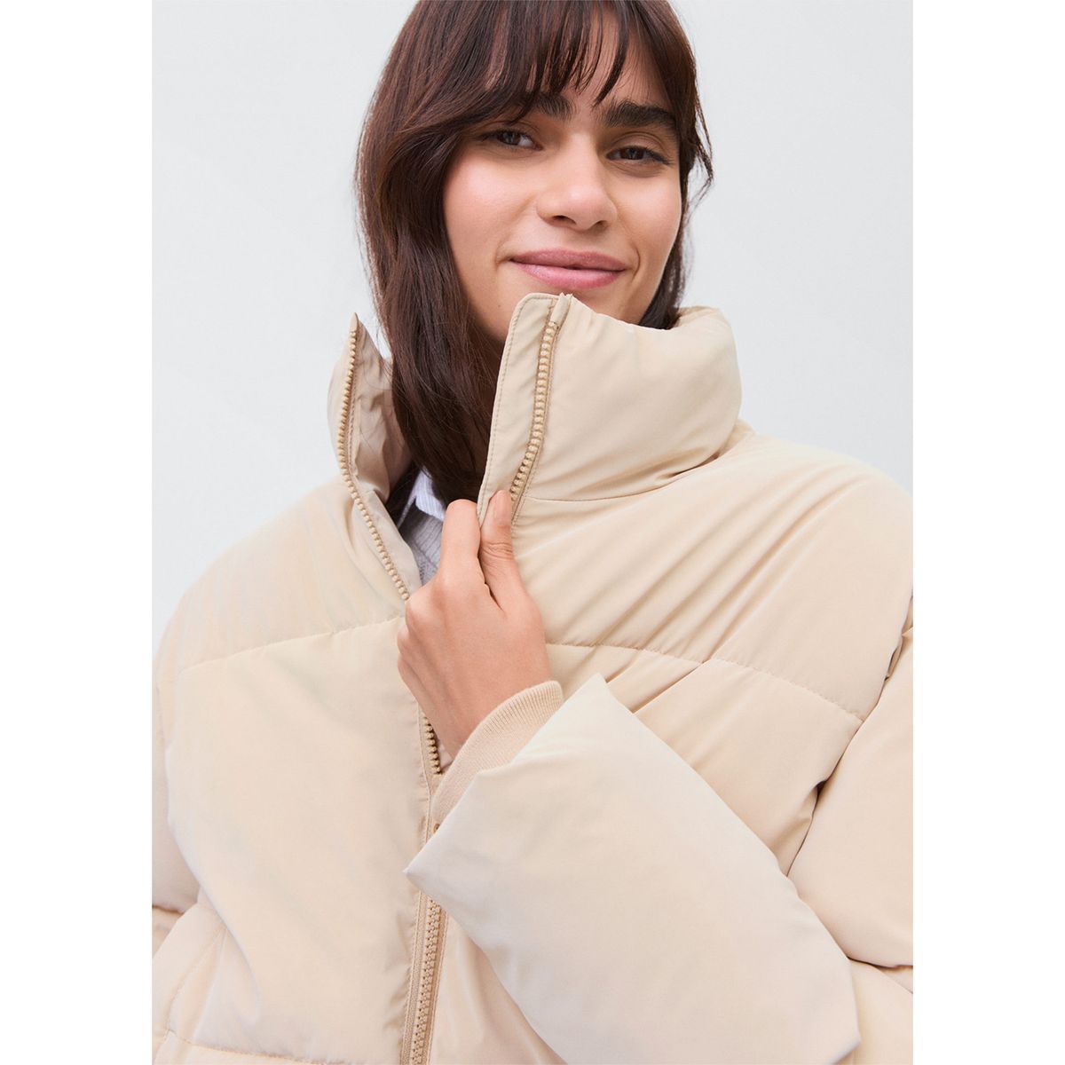 MANGO TEEN - Casaca Puffer Mujer Mango Teen