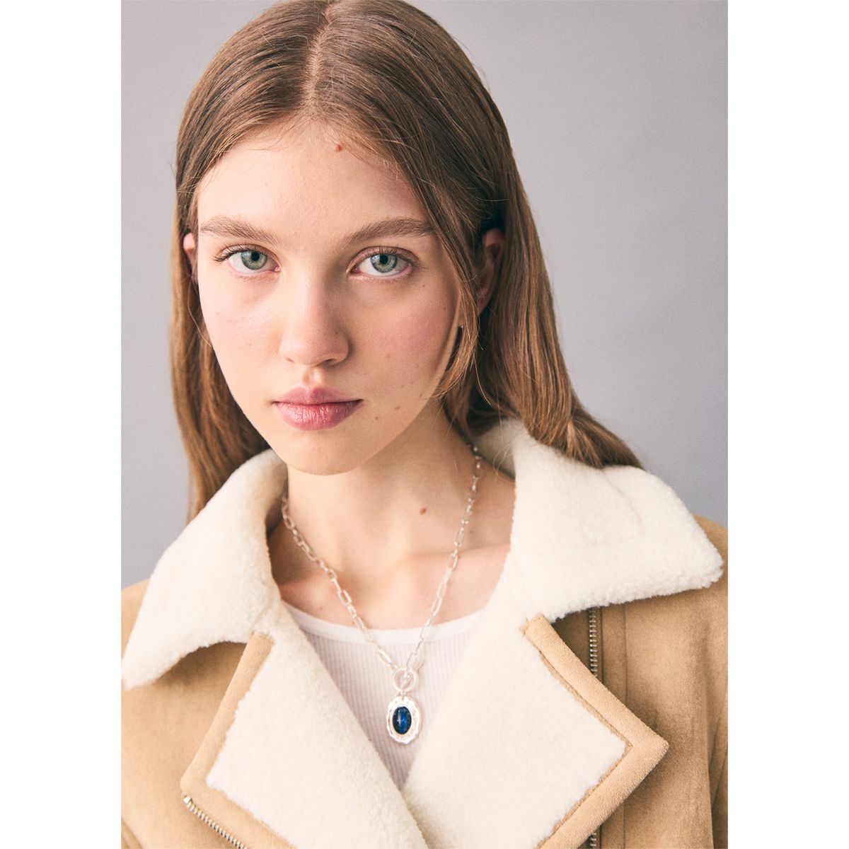 MANGO TEEN - Casaca Efecto Suede Mujer Mango Teen