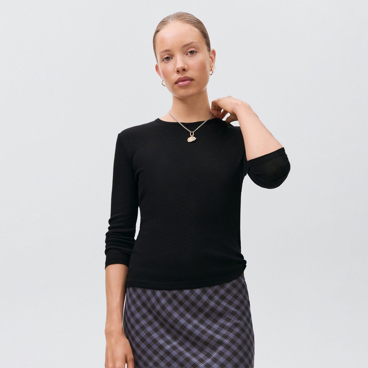 MANGO TEEN - Polo Manga Larga Mujer Mango Teen