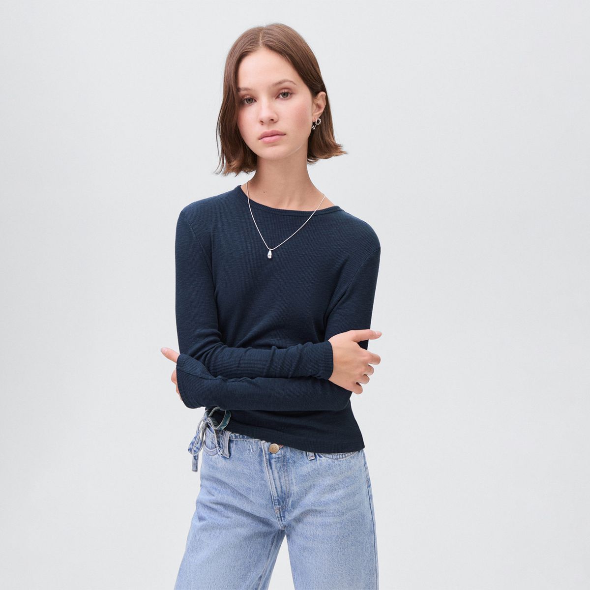 MANGO TEEN - Polo Manga Larga Mujer Mango Teen