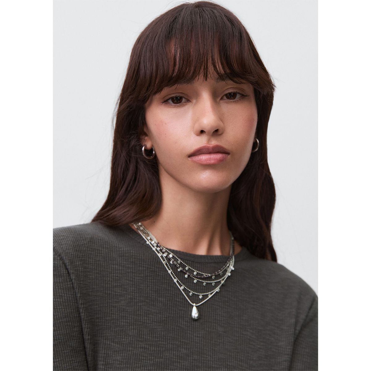 MANGO TEEN - Polo Manga Larga Mujer Mango Teen