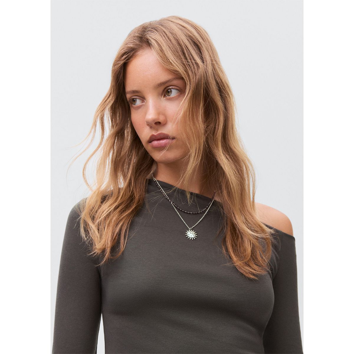 MANGO TEEN - Polo Manga Larga Mujer Mango Teen