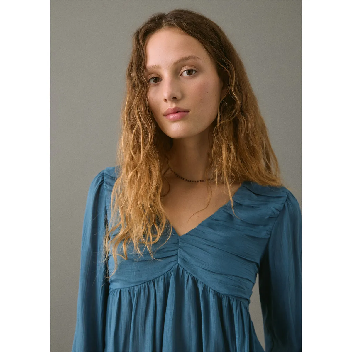 MANGO TEEN - Blusa Manga Larga Mujer Mango Teen