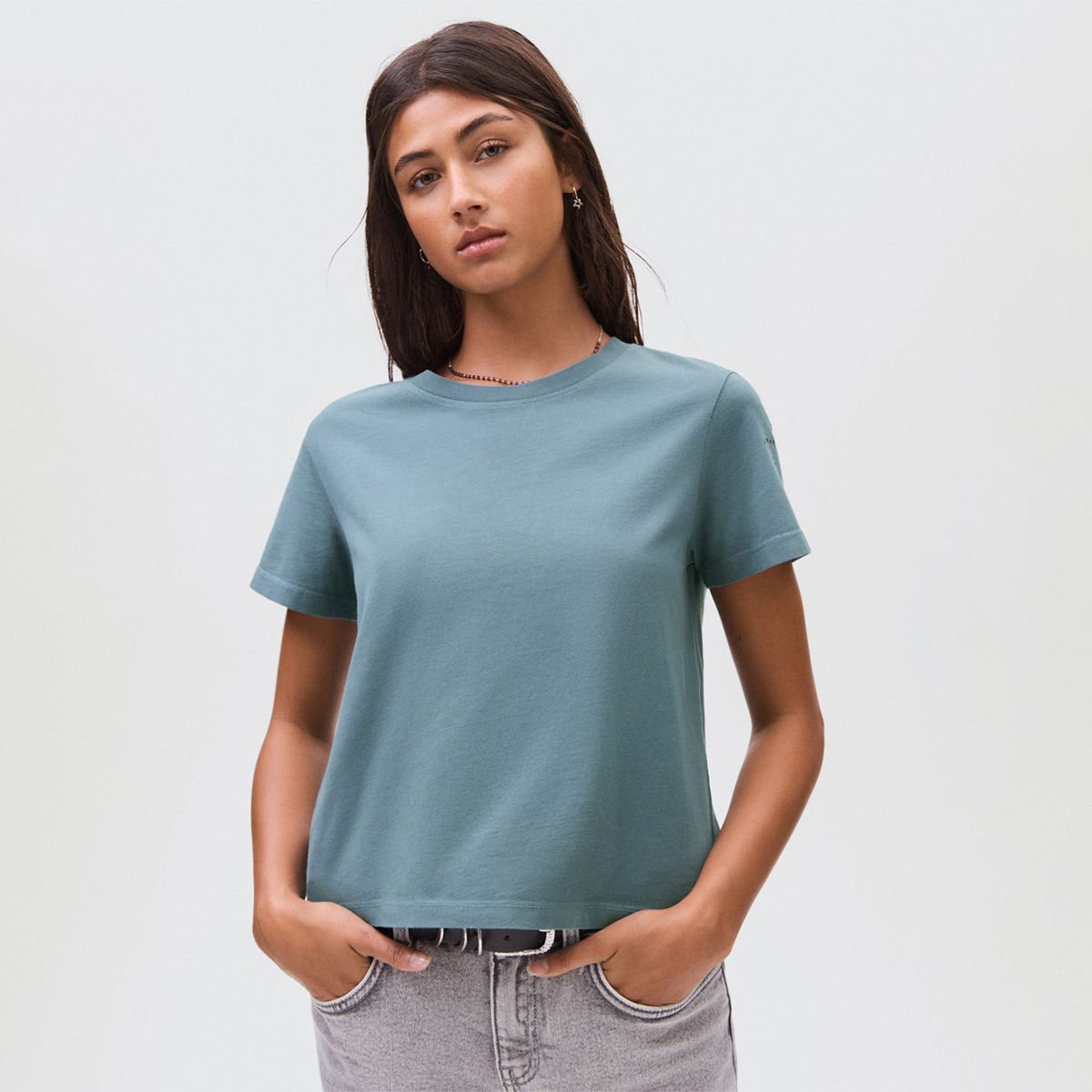 MANGO TEEN - Polo Manga Corta Mujer Mango Teen