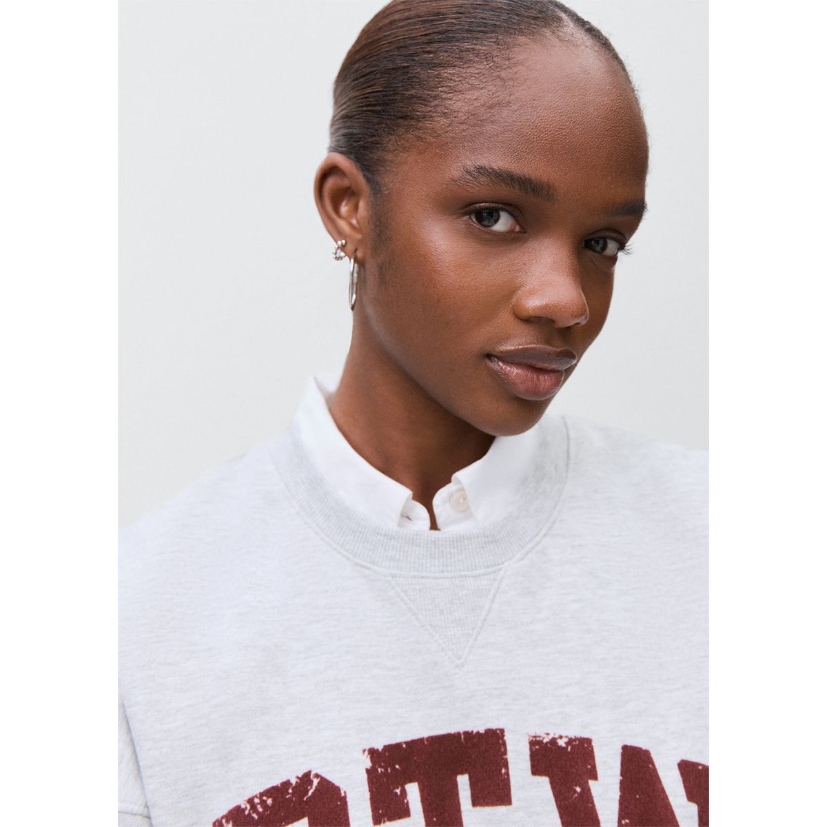 MANGO TEEN - Polera Mujer Mango Teen