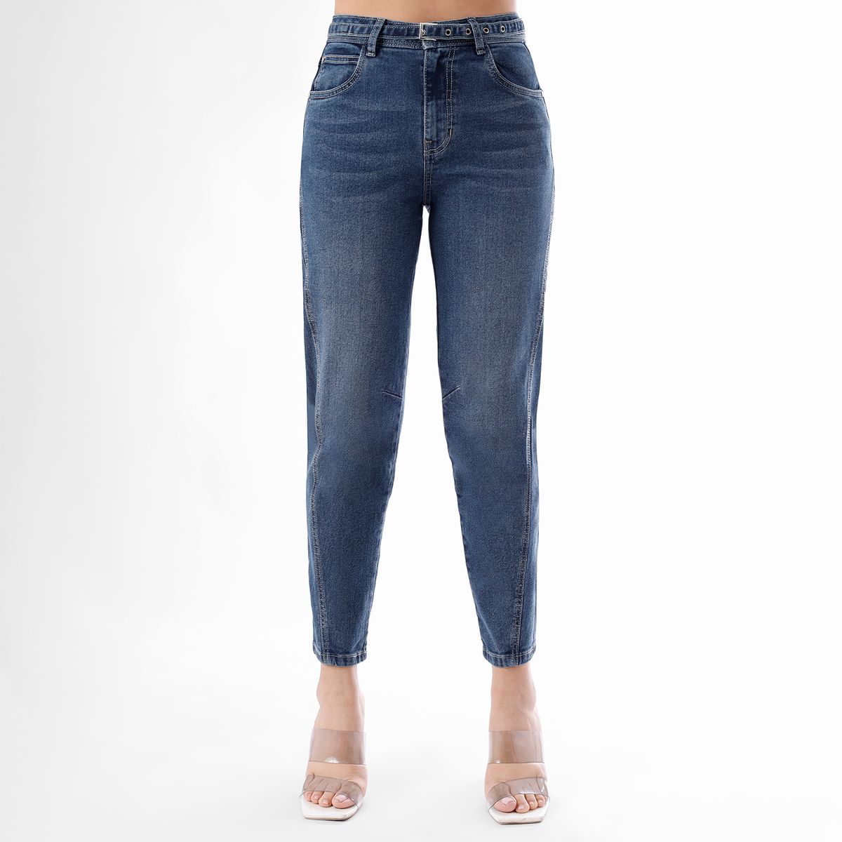 KANSAS - Jean Wide Leg Tiro Alto Mujer Kansas