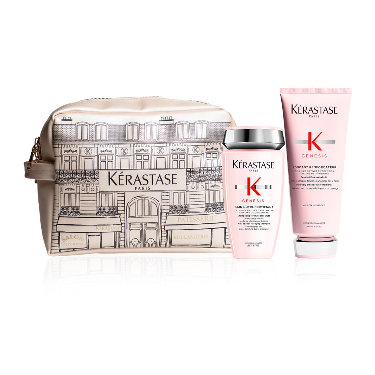KERASTASE - Pack Kerastase Genesis: Shampoo 250ml + Acondicionador 200ml Para Cabello Frágil