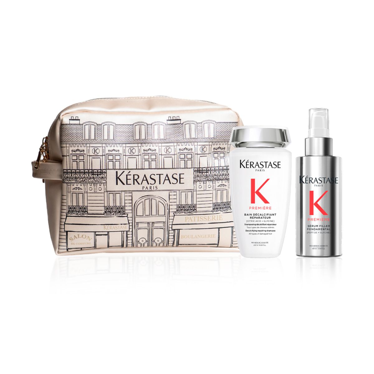 KERASTASE - Pack Kerastase Premiere: Shampoo 250ml + Serum 90ml Para Cabello Dañado