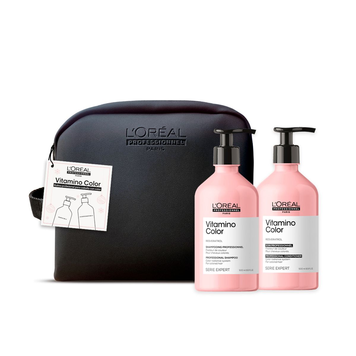 LOREAL PROFESSIONNEL - Pack Loreal Professionnel Vitamino Color: Shampoo 500ml + Acondicionador 500ml Para Cabello Con Color