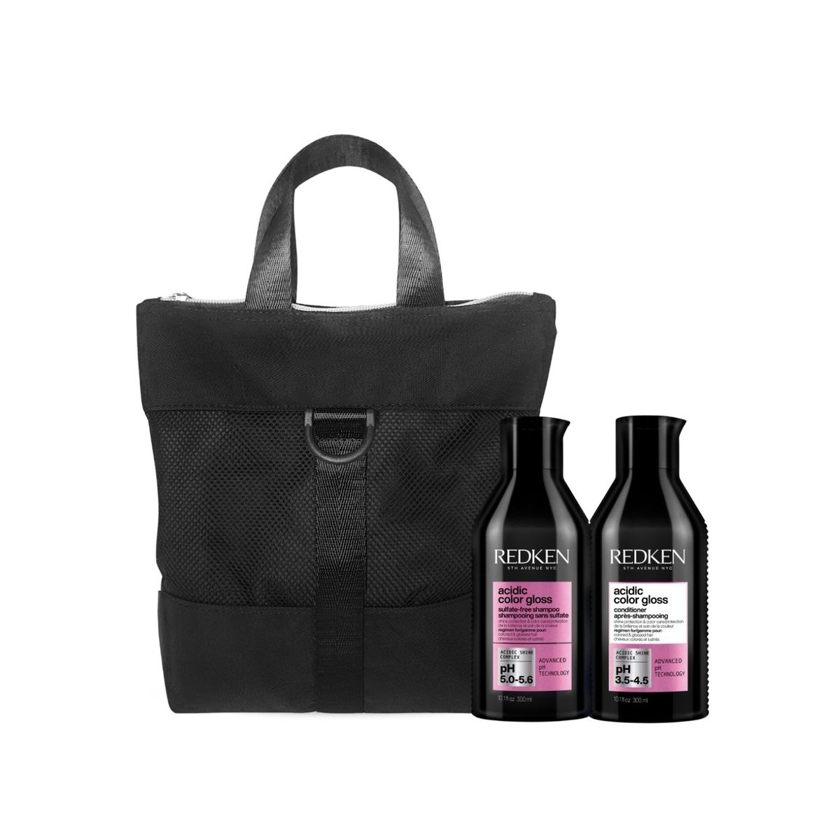 REDKEN - Pack Redken Acidic Color Gloss: Shampoo 300ml + Acondicionador 300ml Para Cabello Con Color