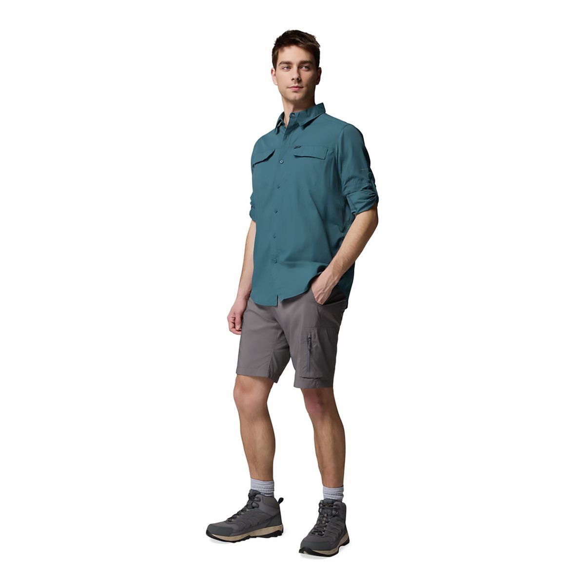 COLUMBIA - Camisa  Hombre Manga Larga Silver Ridge 2.0  