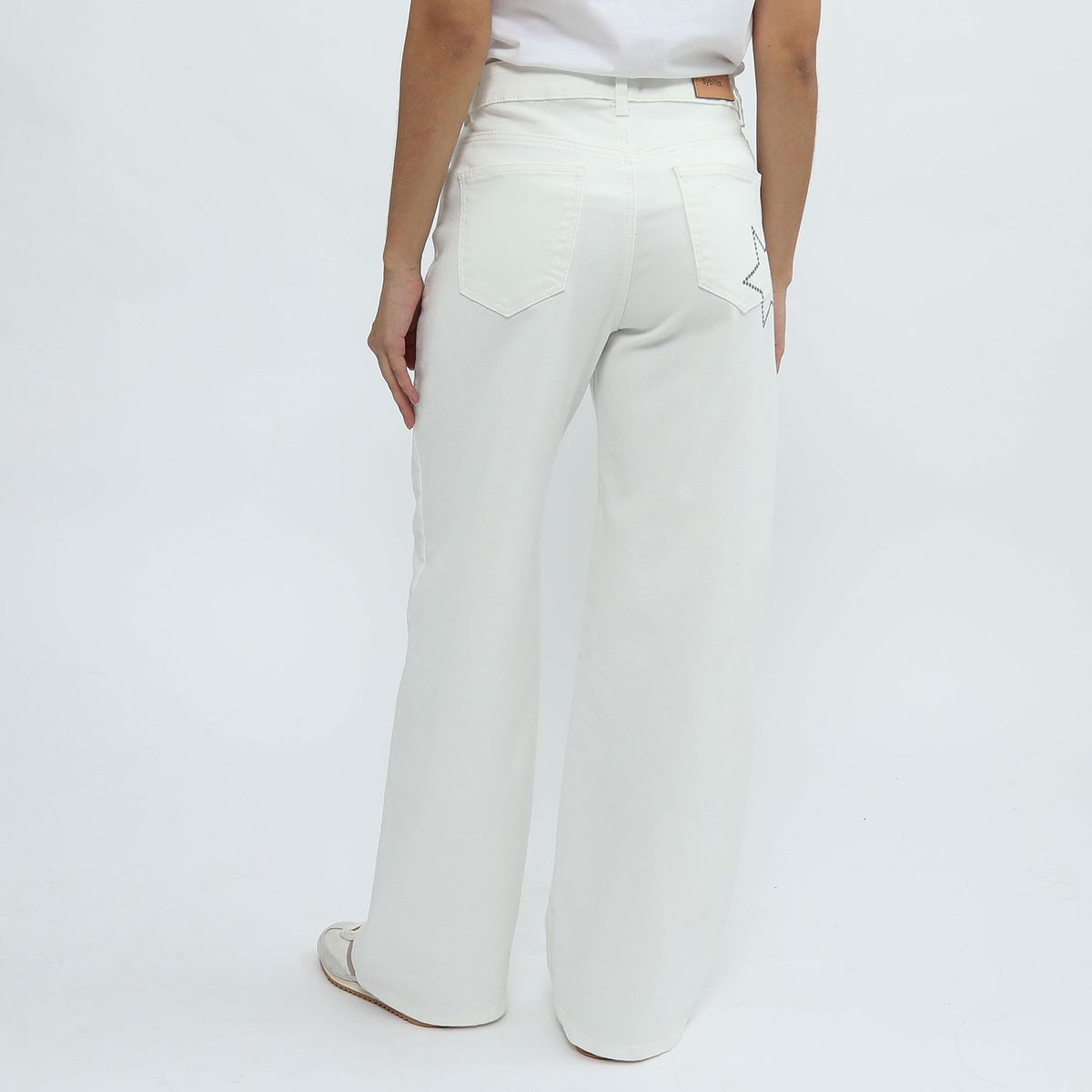 SYBILLA - Jean Straight Tiro Medio Mujer Sybilla