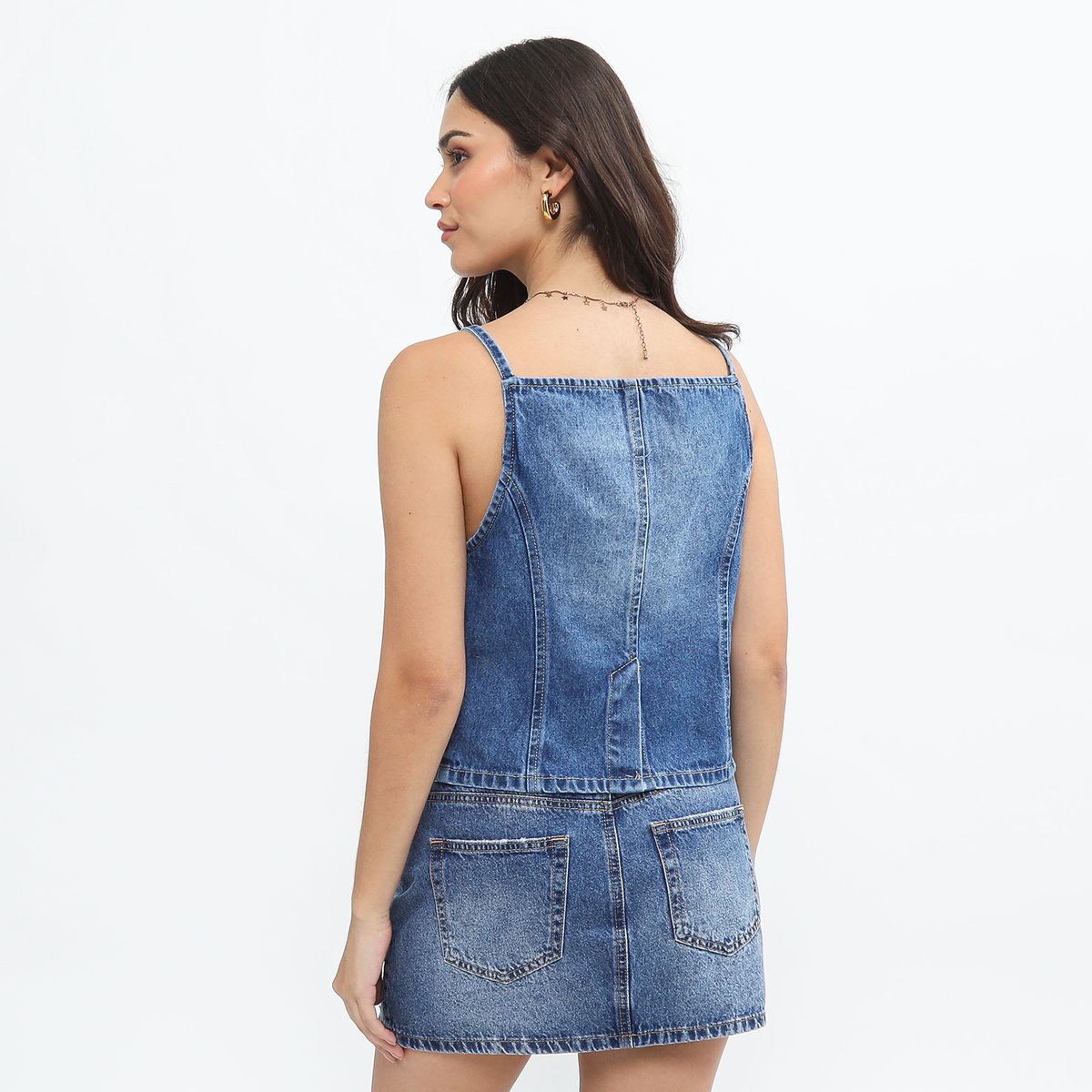 SYBILLA - Top Denim Mujer Sybilla