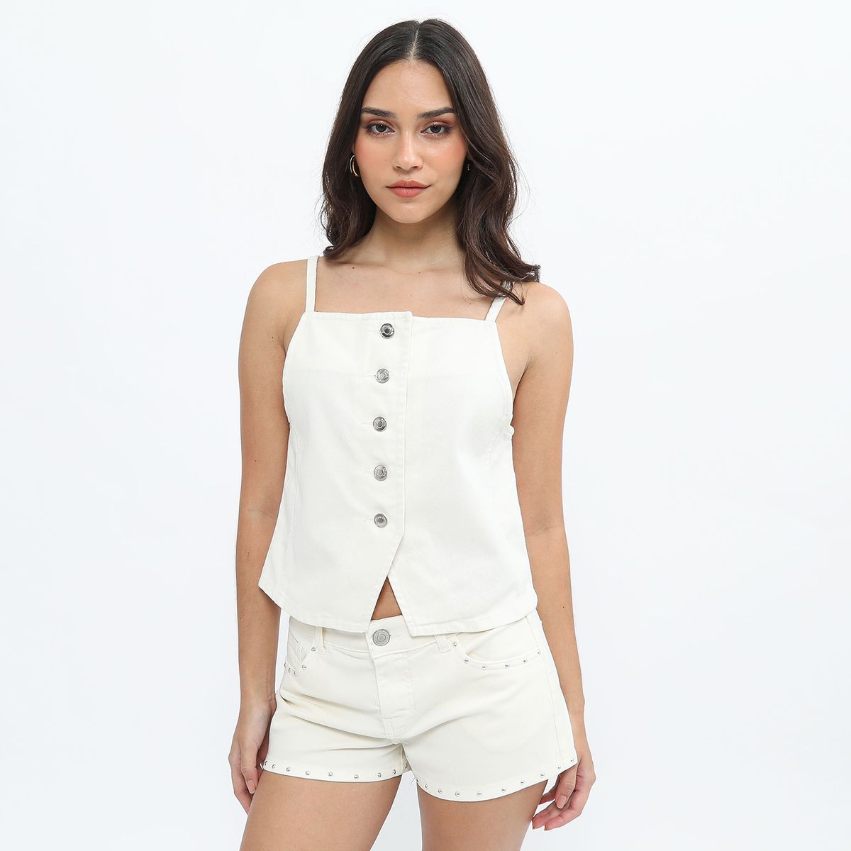 SYBILLA - Top Denim Mujer Sybilla