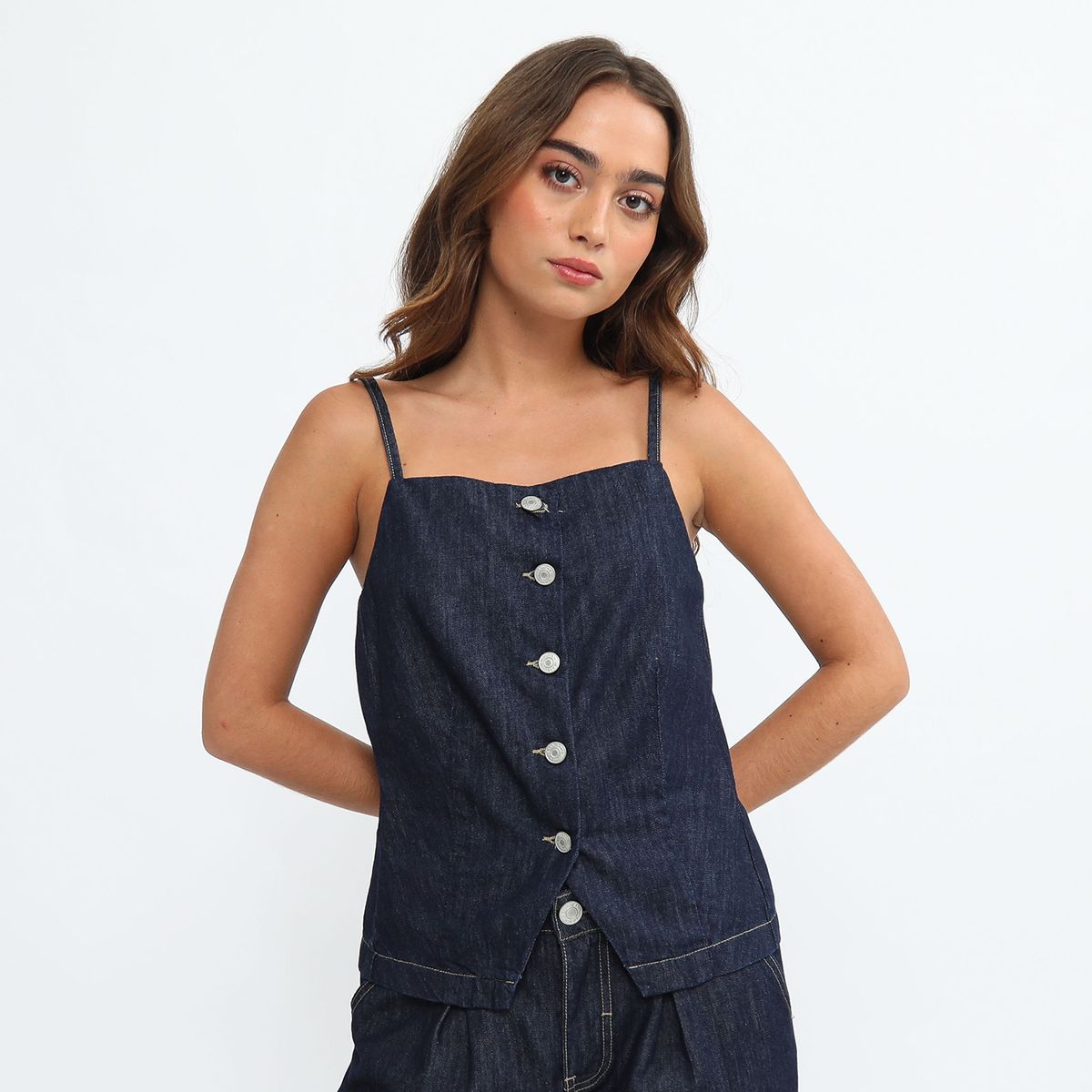 DENIMLAB - Top Denim Mujer Denimlab