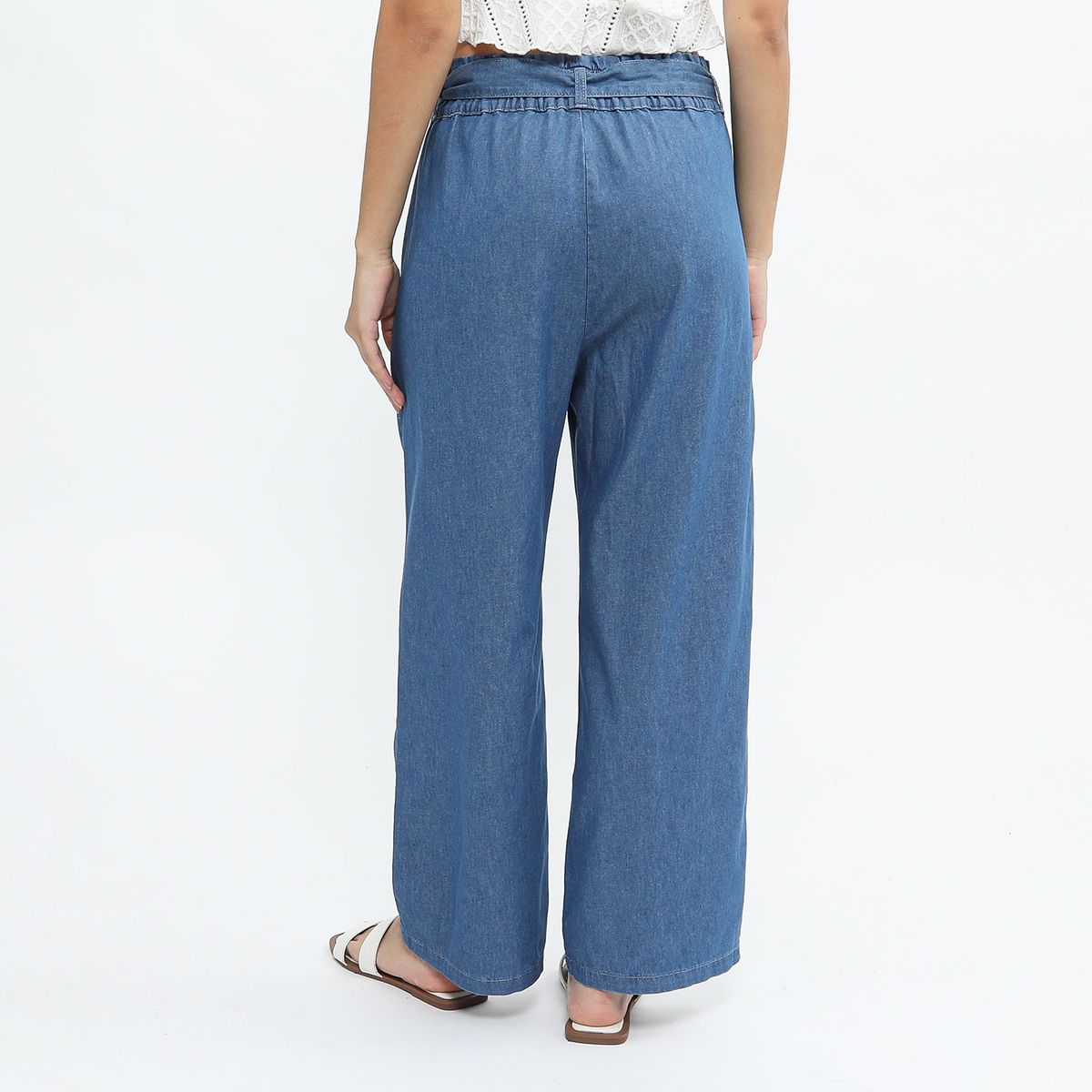 SYBILLA - Jean Wide Leg Tiro Alto Mujer Sybilla