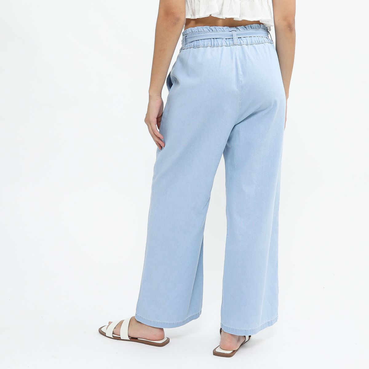 SYBILLA - Jean Wide Leg Tiro Alto Mujer Sybilla