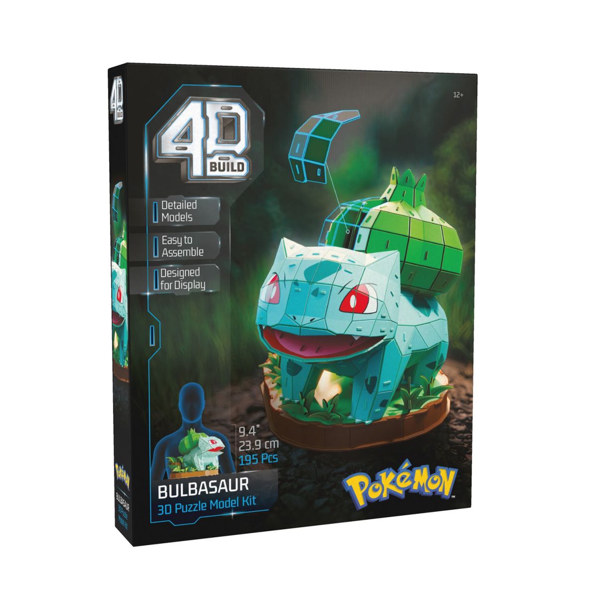 PUZZ4D BRAND - Rompecabezas 4d Bulbasaur Pokemon 4d Build