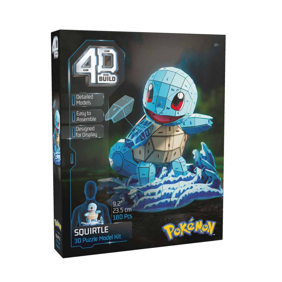 PUZZ4D BRAND - Rompecabezas 4d Squirtle Pokemon 4d Build