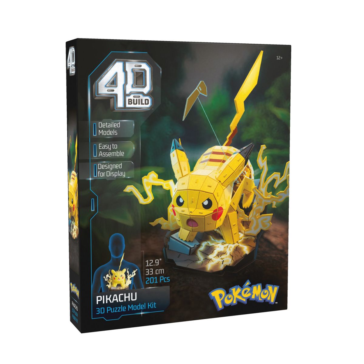 PUZZ4D BRAND - Rompecabezas 4d Pikachu Pokemon 4d Build