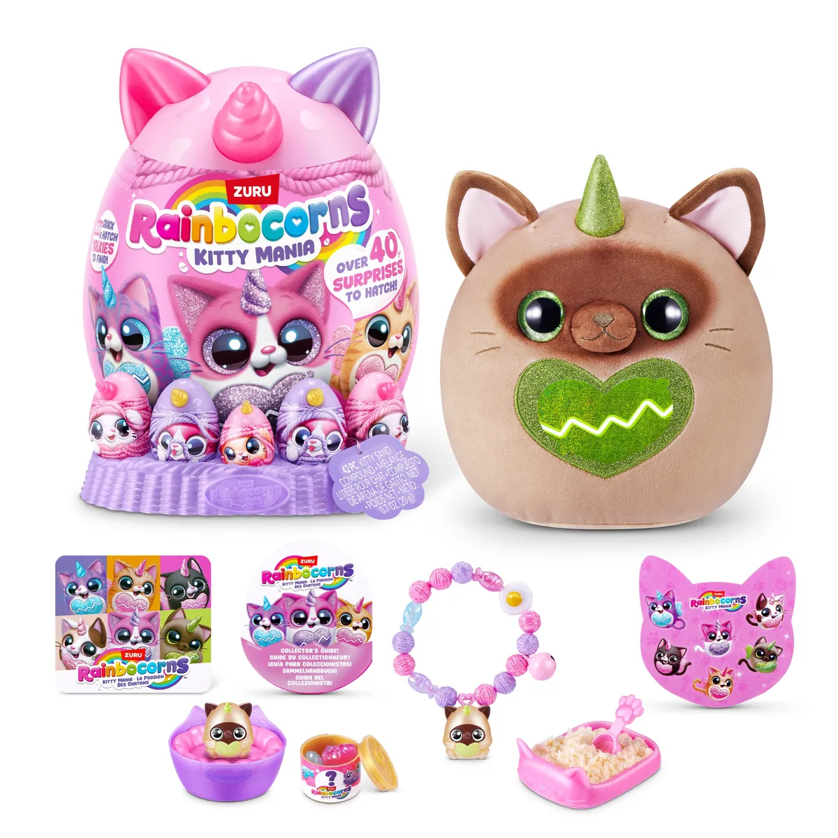 RAINBOCORNS - Peluche Sorpresa Kitty Mania Rainbocorns