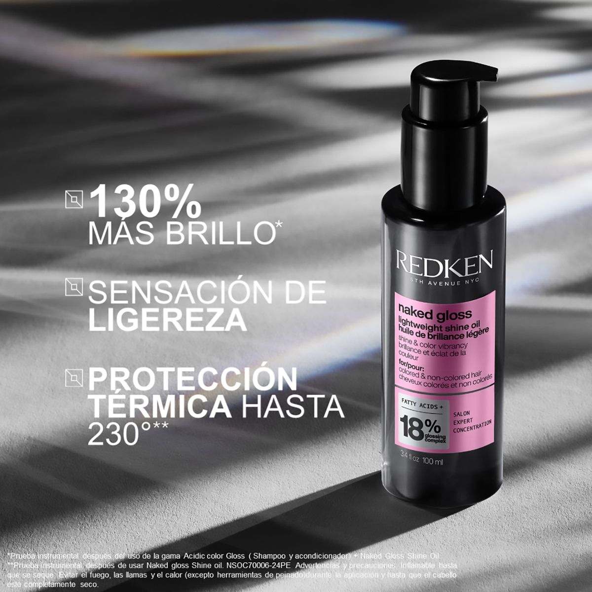 REDKEN - Aceite Redken Naked Gloss 100ml