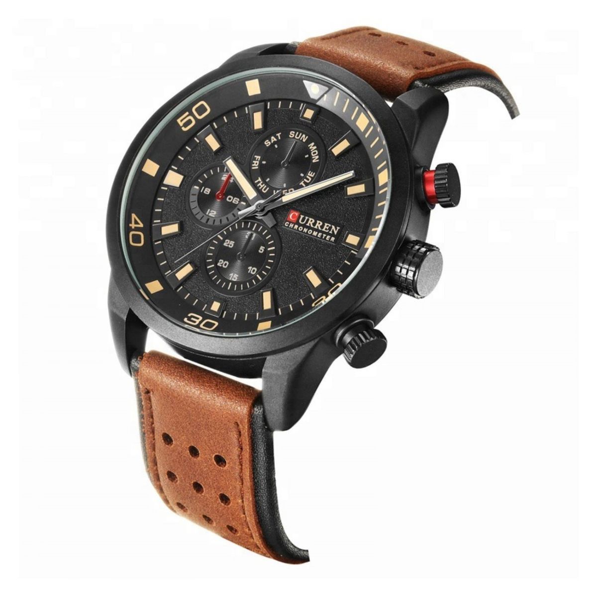 CURREN - Reloj Curren kreb110128 Hombre + Estuche