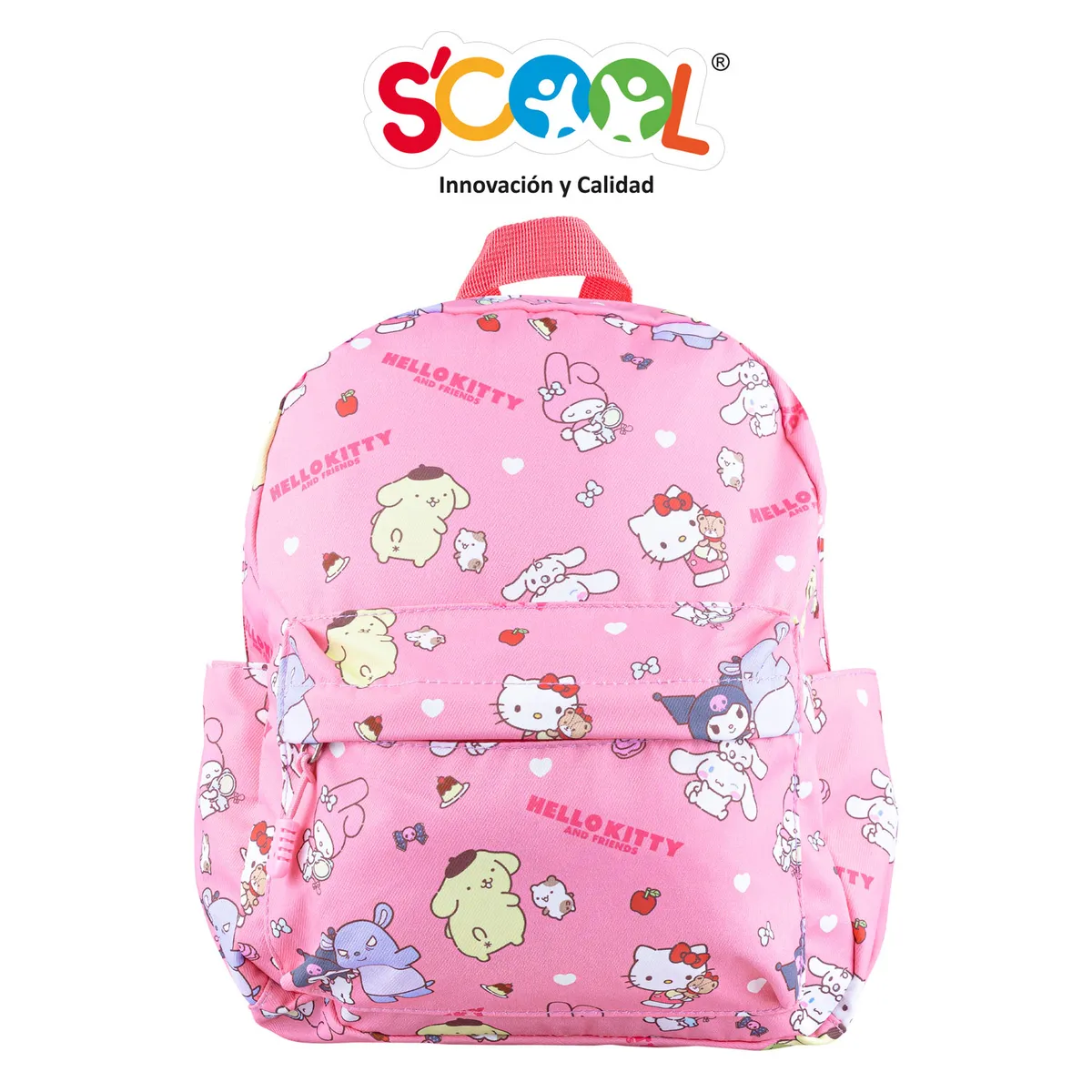 HELLO KITTY - Mochila Kids A4 Kt Tela Hello Kitty & Friends