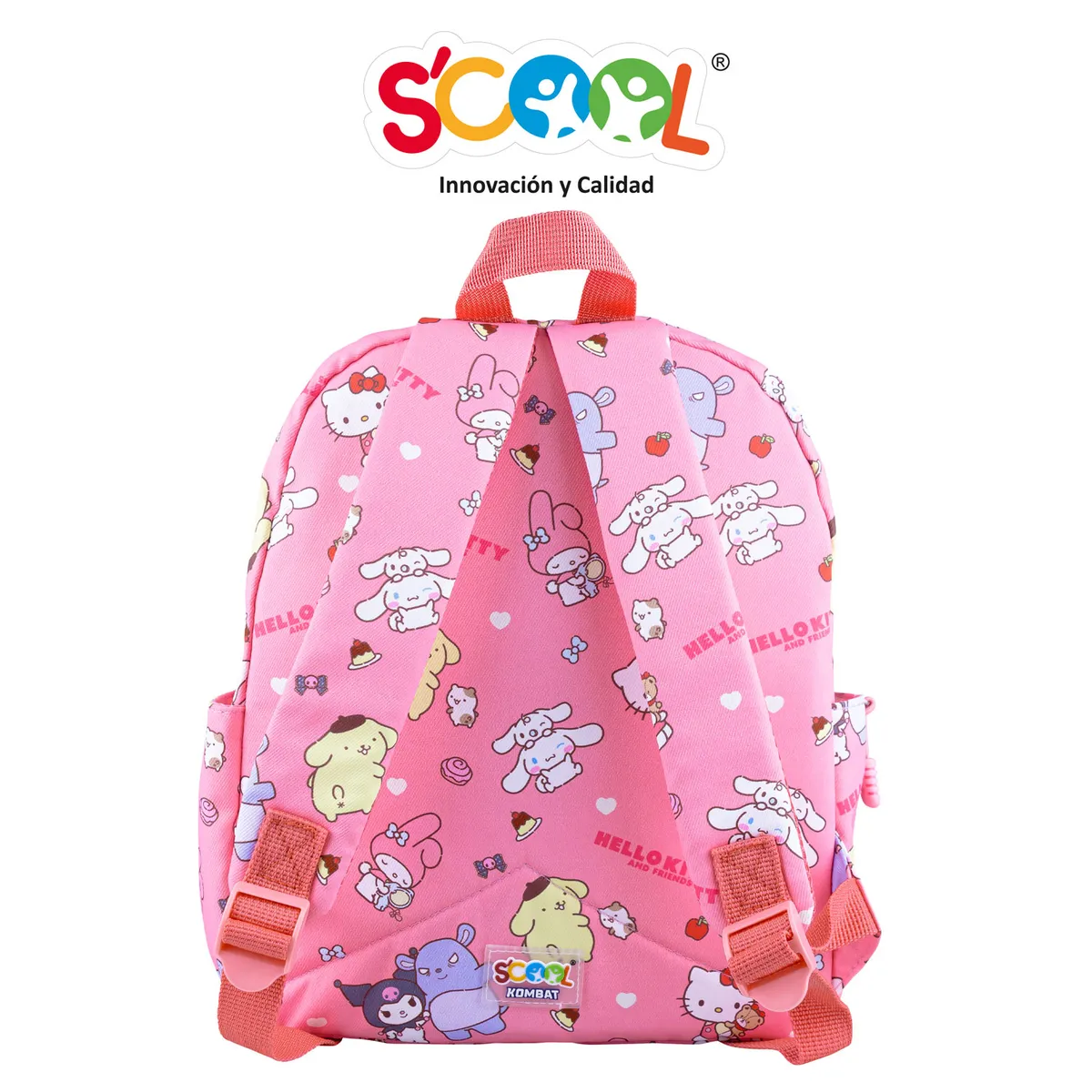 HELLO KITTY - Mochila Kids A4 Kt Tela Hello Kitty & Friends