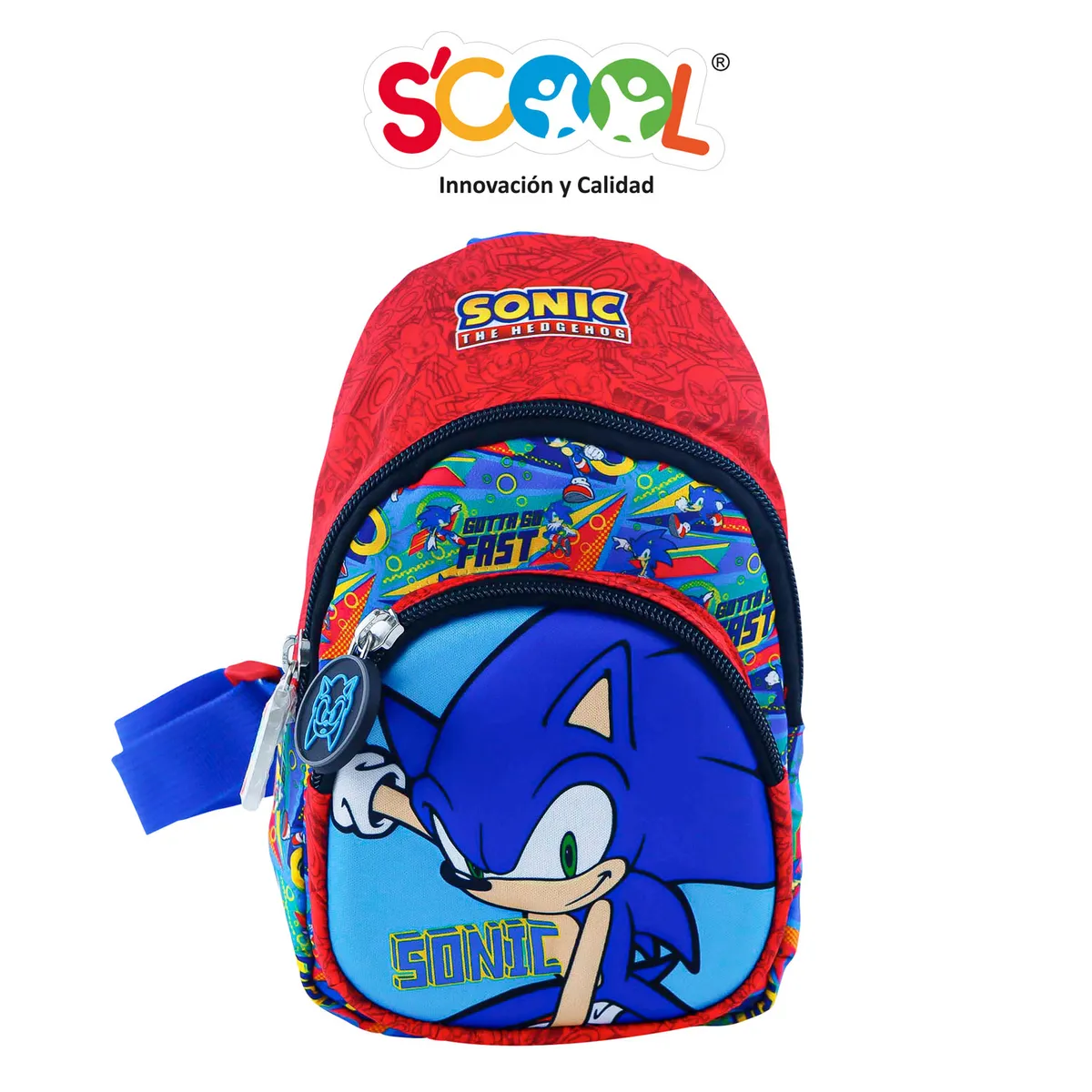SONIC - Mini Morral Canguro Kids Sonic