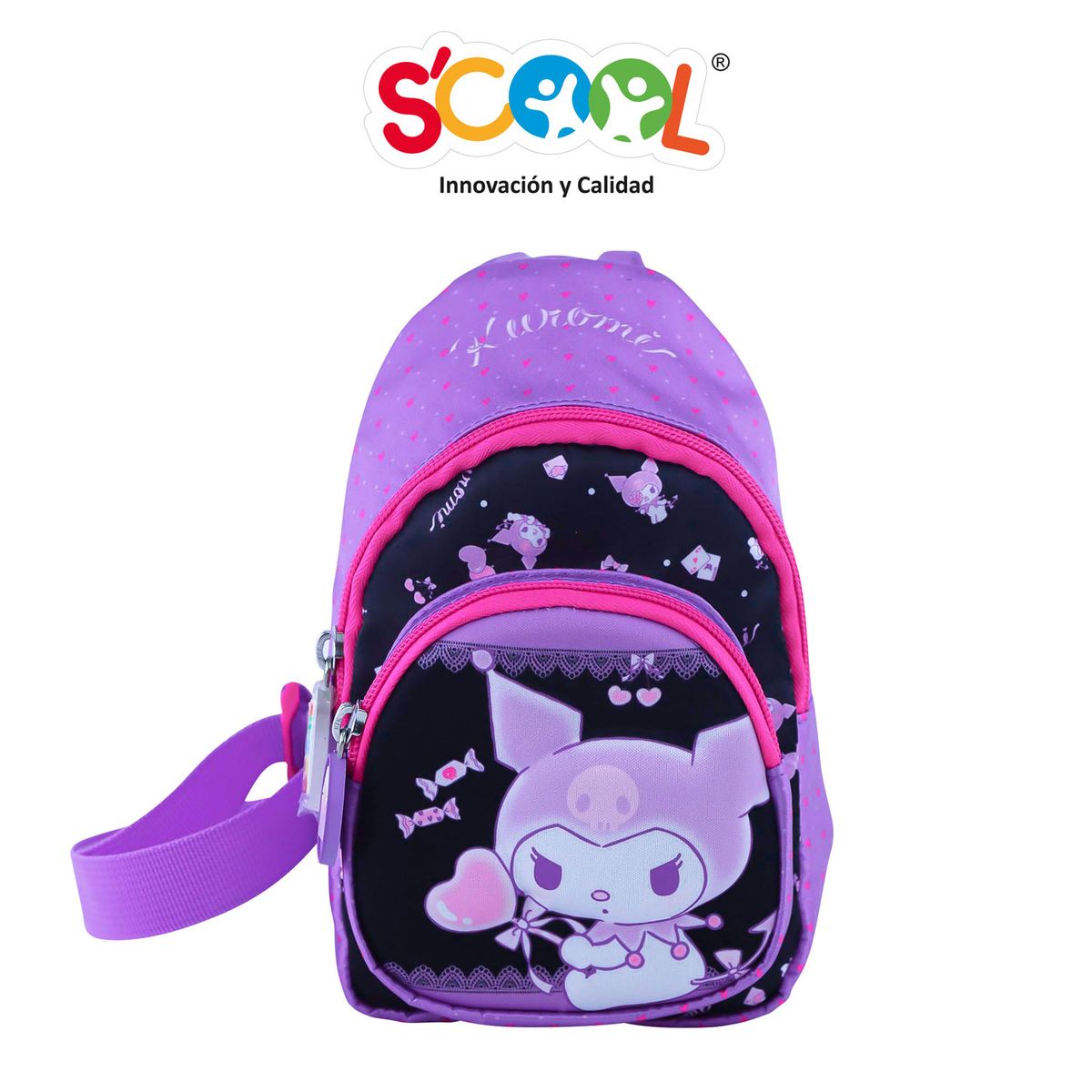KUROMI - Mini Morral Canguro Kids Kuromi