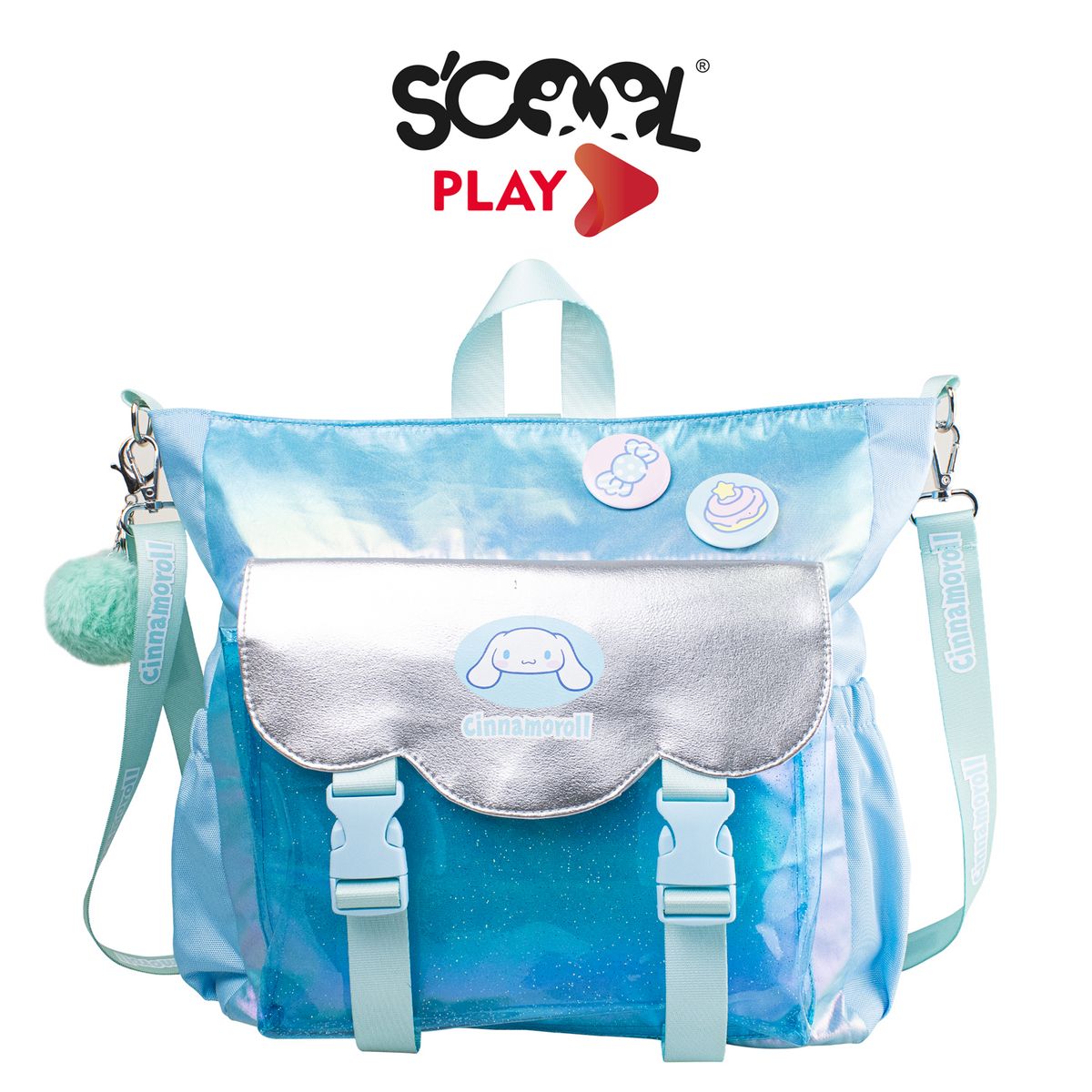 CINNAMOROLL - Mochila Cartera Mujer Play Cinnamoroll