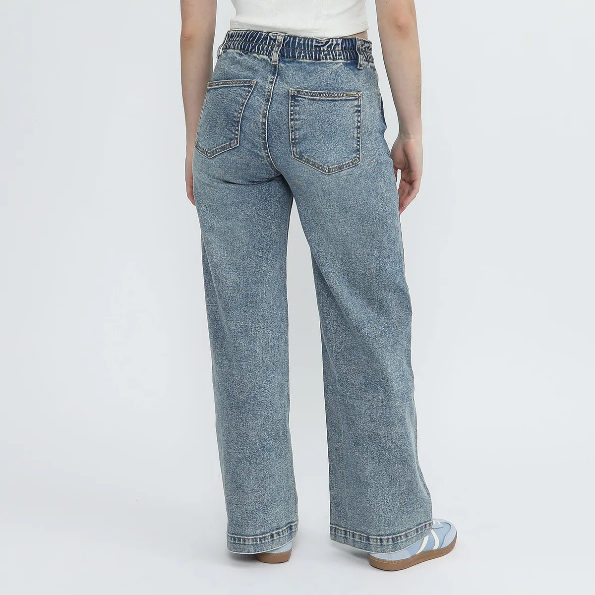 DOO AUSTRALIA - Jean Baggy Tiro Medio Mujer American Abbey