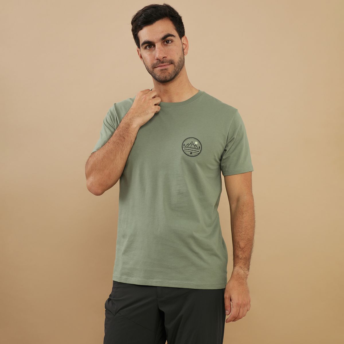 MOUNTAIN GEAR - Polo 100% Algodón Manga Corta Hombre Mountain Gear