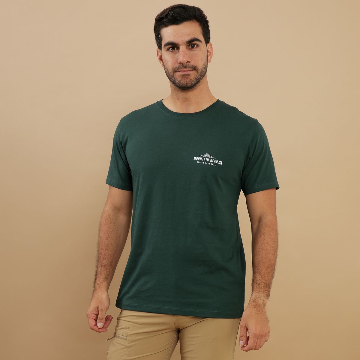 MOUNTAIN GEAR - Polo 100% Algodón Manga Corta Hombre Mountain Gear