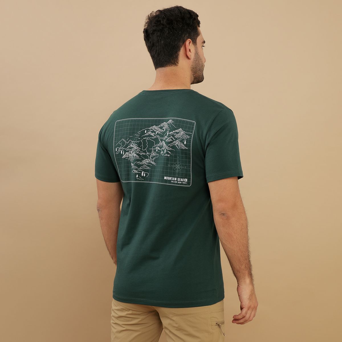 MOUNTAIN GEAR - Polo 100% Algodón Manga Corta Hombre Mountain Gear