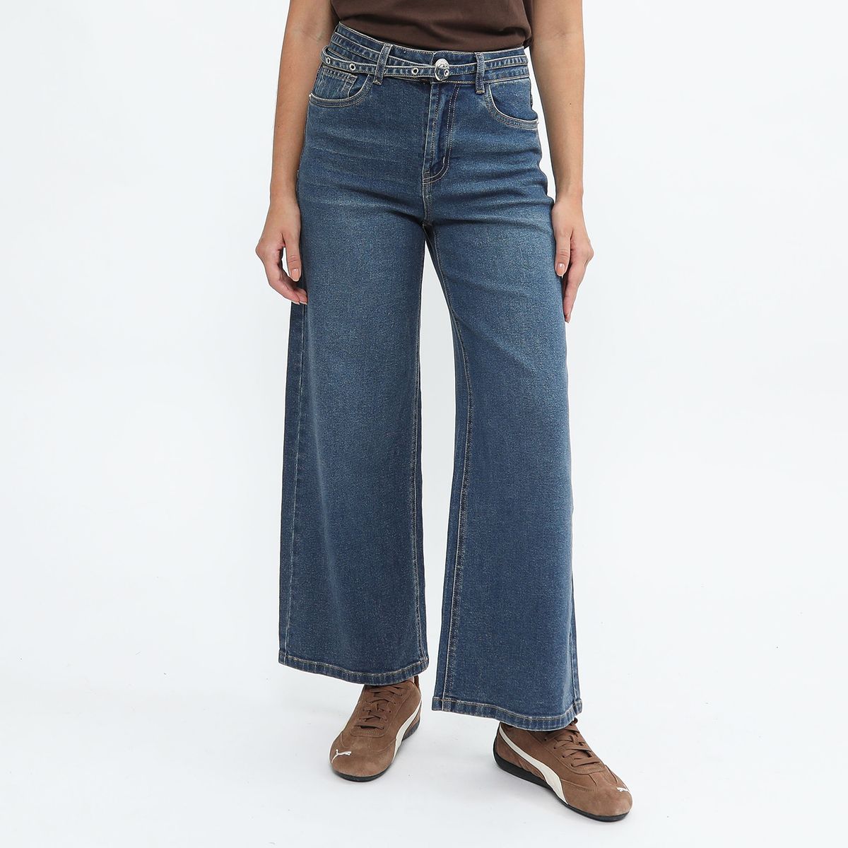 SYBILLA - Jean Straight Tiro Medio Mujer Sybilla