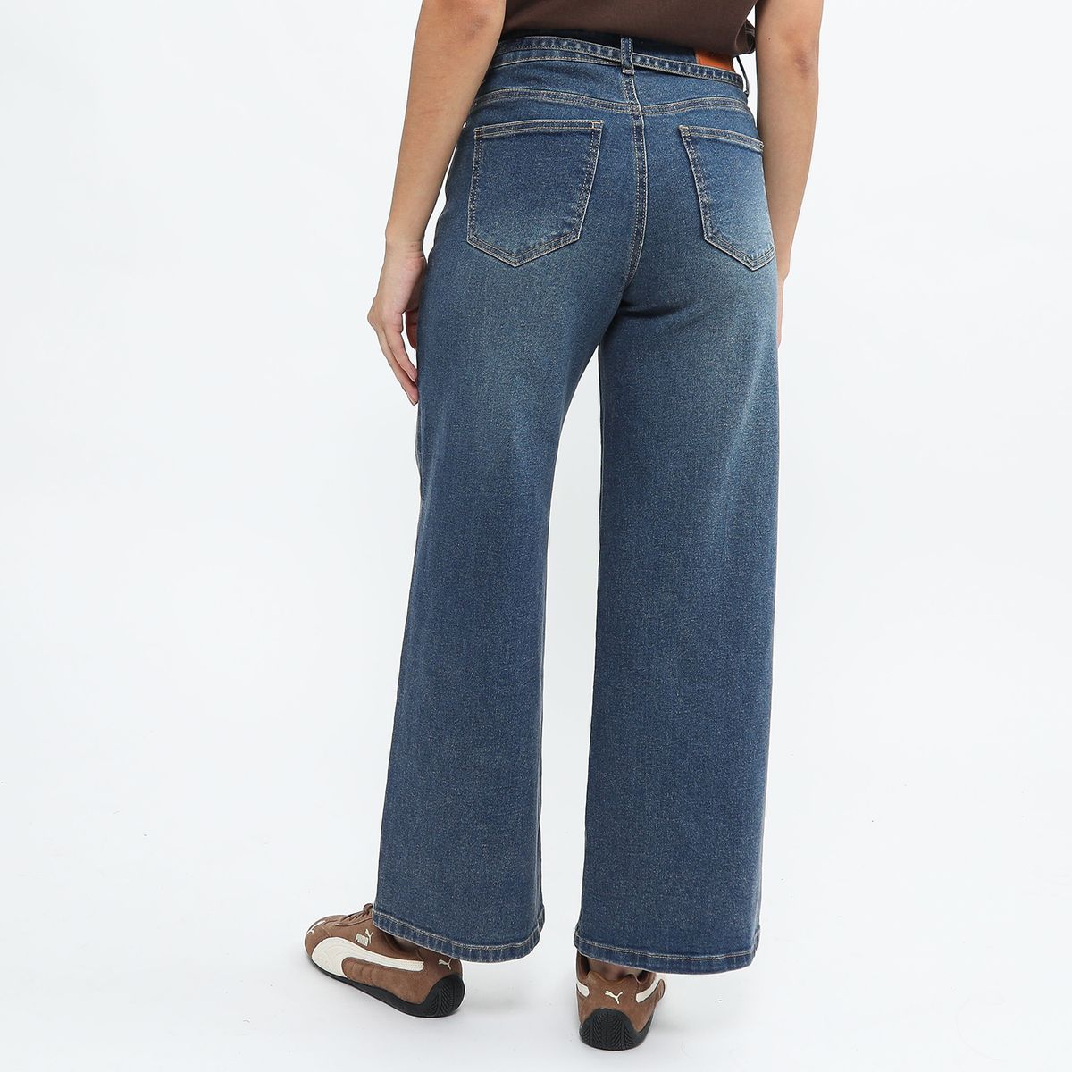 SYBILLA - Jean Straight Tiro Medio Mujer Sybilla