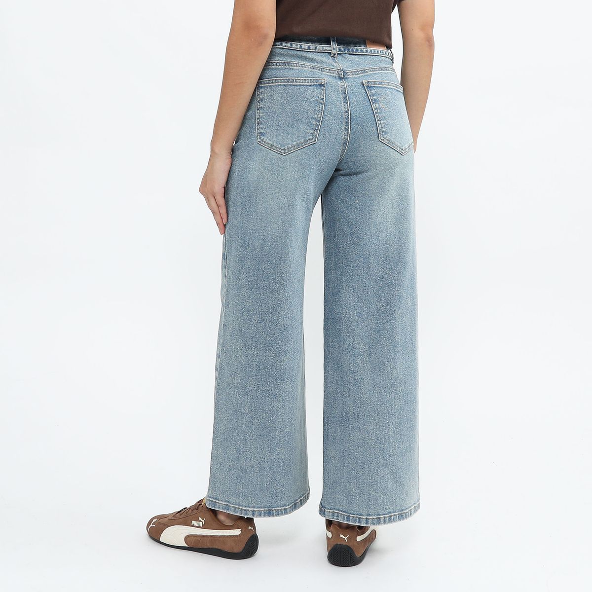 SYBILLA - Jean Straight Tiro Medio Mujer Sybilla