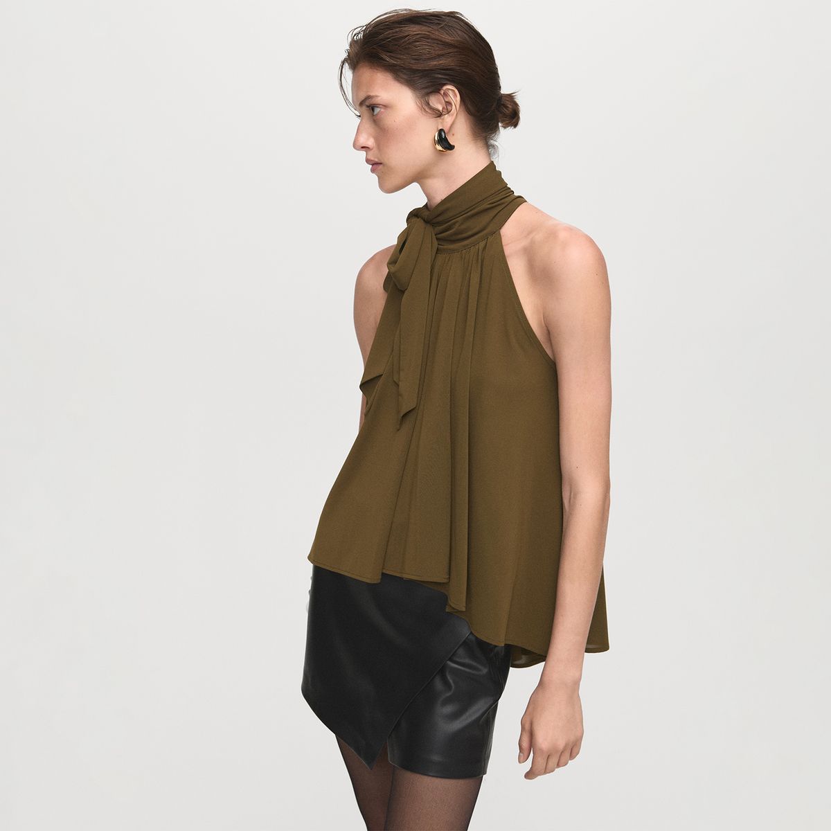 MANGO - Top Sin Mangas Mujer Mango