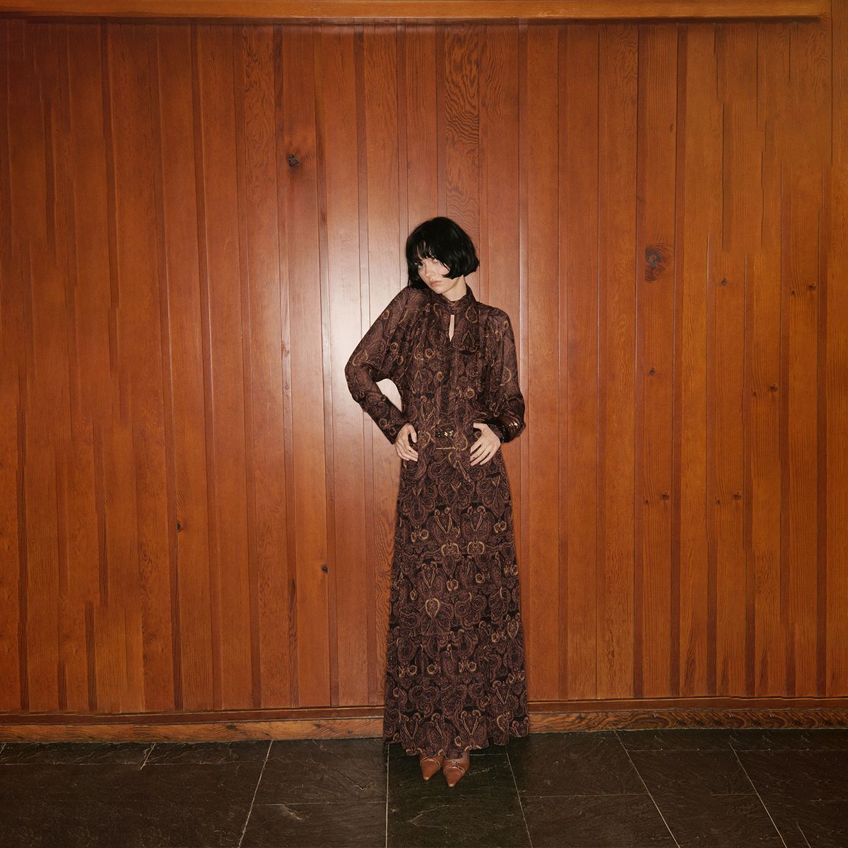 MANGO - Falda Larga Mujer Mango