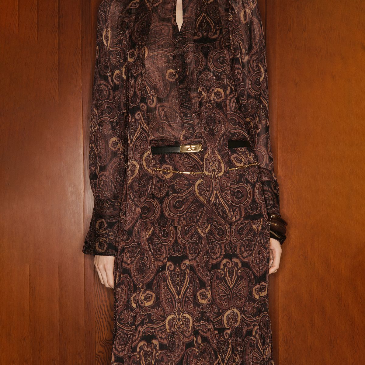 MANGO - Falda Larga Mujer Mango