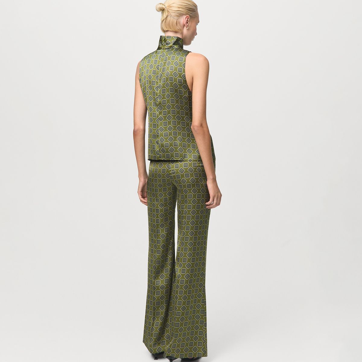 MANGO - Blusa Sin Mangas Mujer Mango